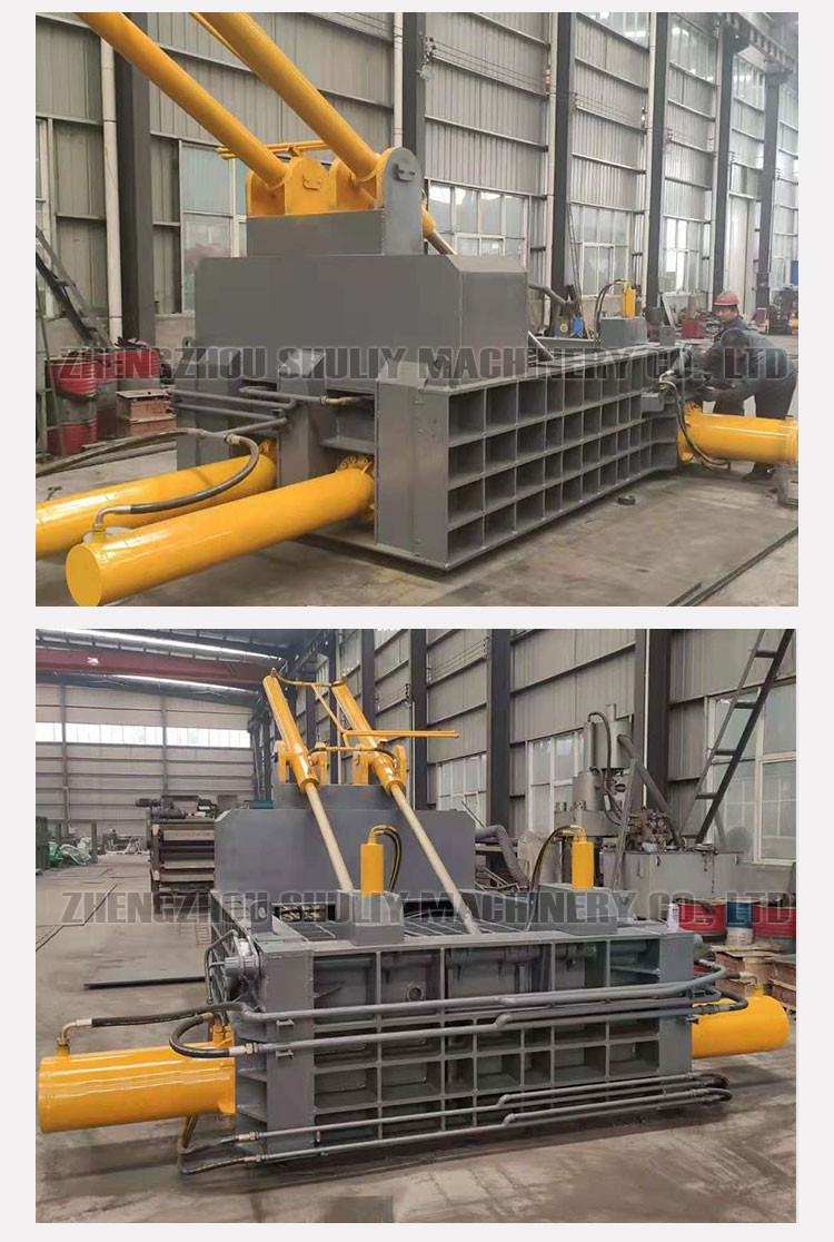 Horizontal scrap metal baler machine Horizontal scrap metal baler machine