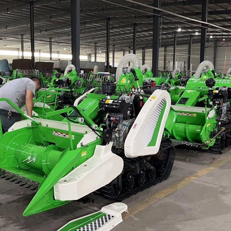 Rice And Wheat Combine Harvester